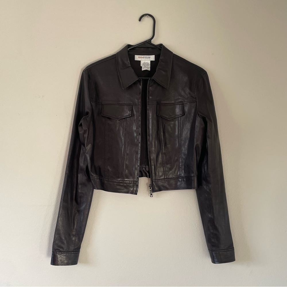 Guy Fulop Italian Cropped Jacket Size US 8